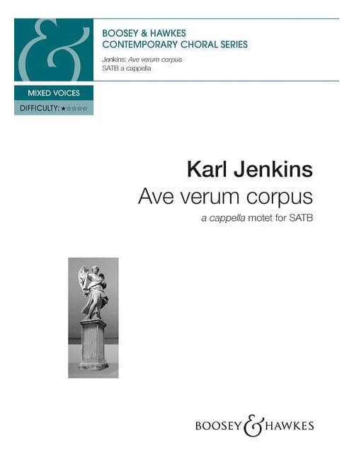 BOOSEY & HAWKES JENKINS KARL - AVE VERUM CORPUS CHOEUR ET ENSEMBLE VOCAL 