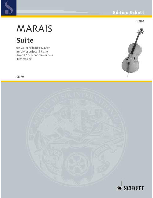 SCHOTT MARAIS MARIN - SUITE D MINOR - CELLO AND PIANO