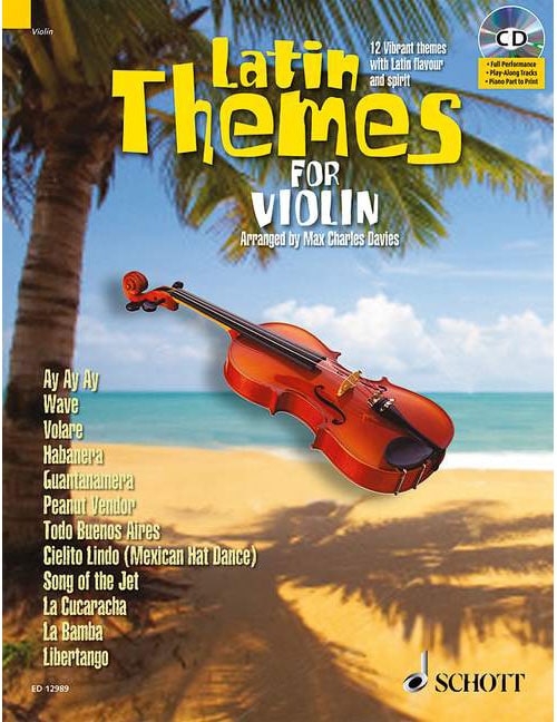 SCHOTT LATIN THEMES FOR VIOLIN + CD - VIOLIN