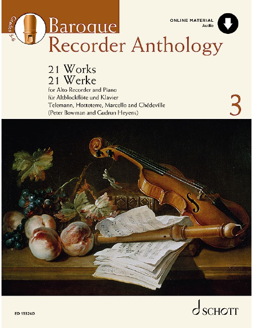 SCHOTT BOWMAN P./ HEYENS G. - BAROQUE RECORDER ANTHOLOGY VOL.3 