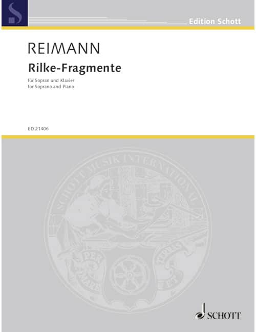 SCHOTT REIMANN A. - RILKE-FRAGMENTE - VOIX
