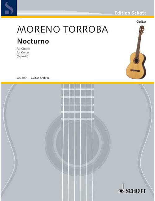 SCHOTT MORENO-TORROBA FEDERICO - NOCTURNO - GUITAR