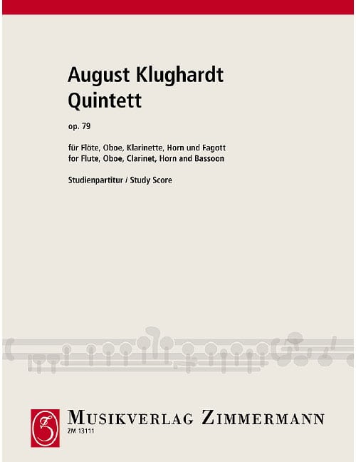 ZIMMERMANN KLUGHARDT A.F.M. - QUINTET OP.79 - CONDUCTEUR