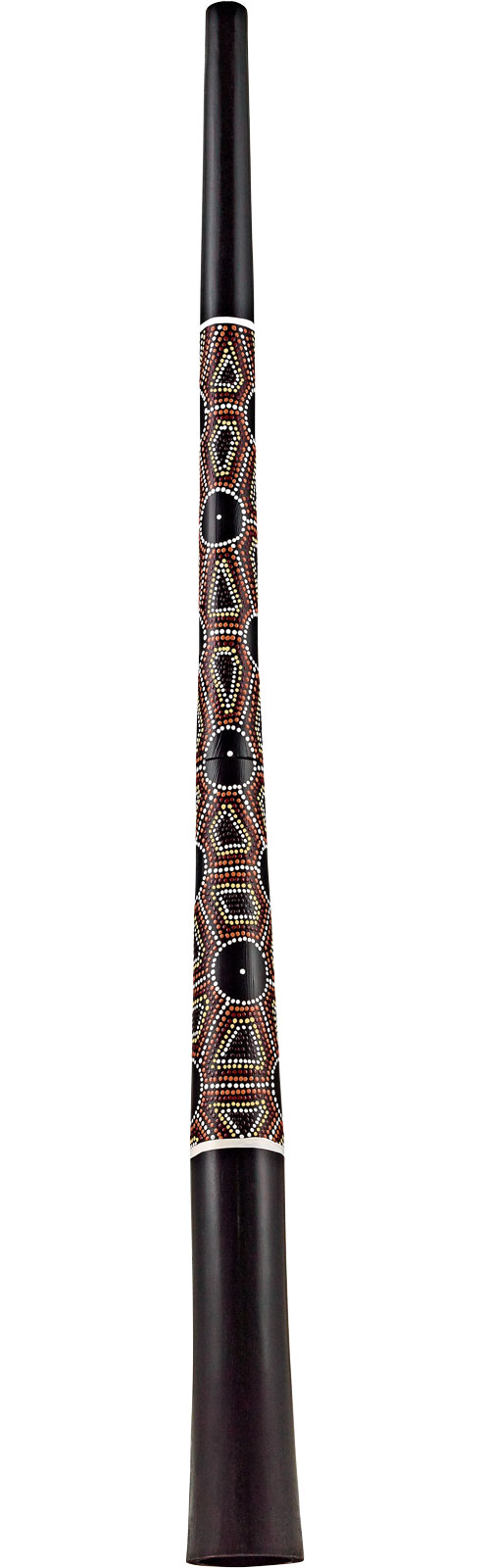 SONIC ENERGY SONIC ENERGY SLICED PRO DIDGERIDOO, DOT-PAINTED, TUNING E - DDPROFPE - SECOND HAND