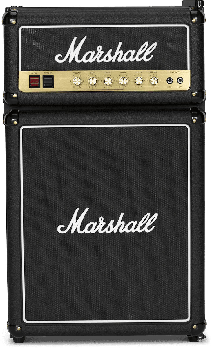 MARSHALL MARSHALL 3.2 BLACK INTERIOR FRIDGE 74 LITRES