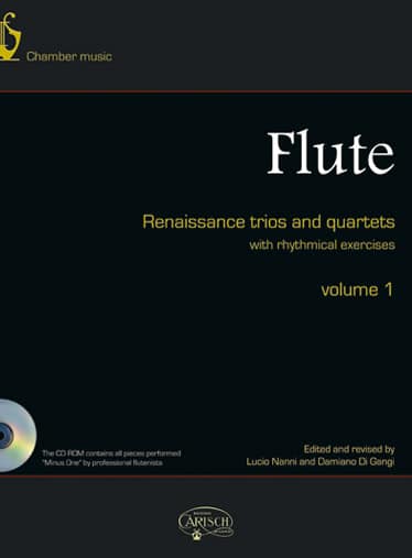 CARISCH FLUTE RENAISSANCE TRIOS AND QUARTETS VOL.1 + CD
