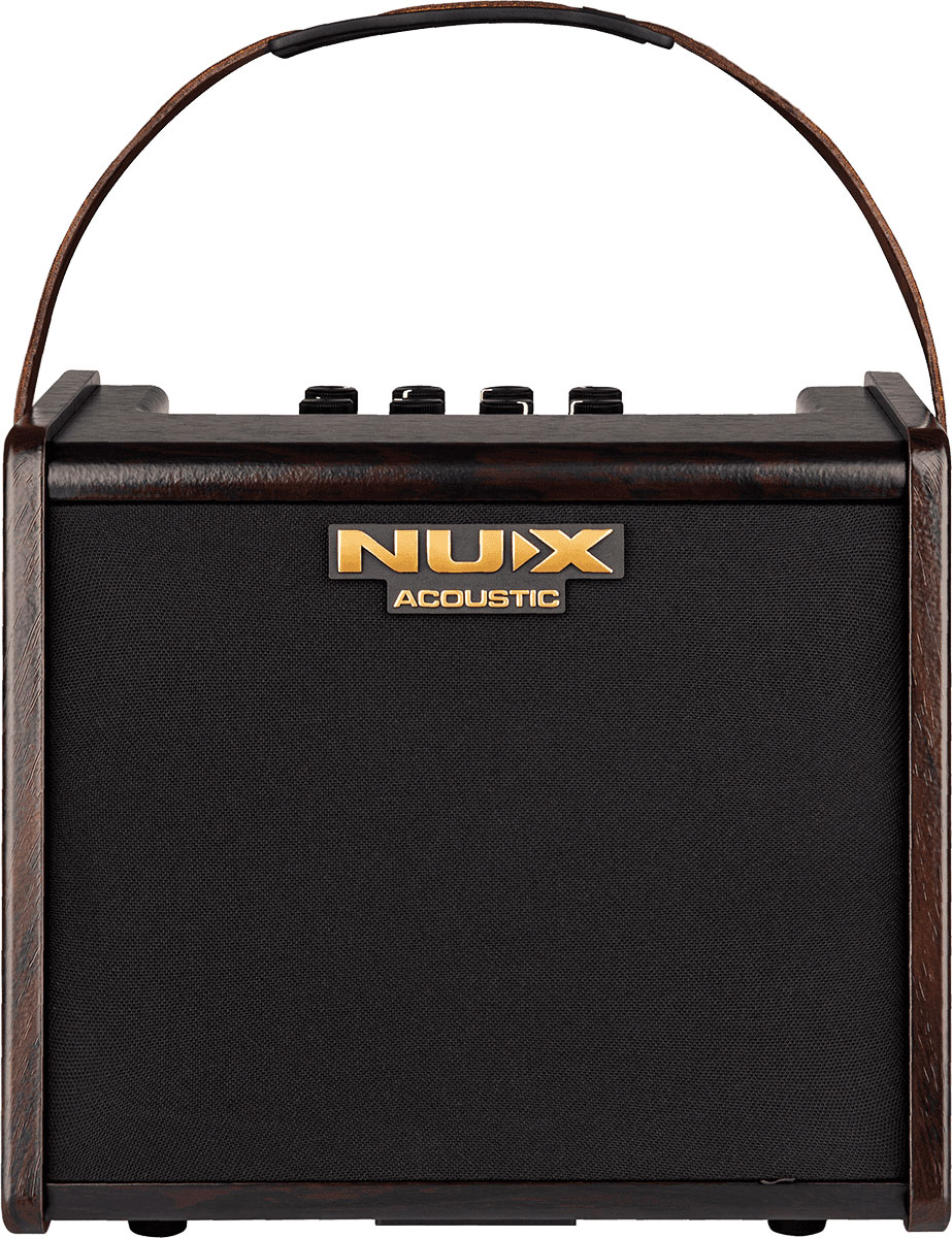 NUX 25 WATT ACOUSTIC AMP ON 2 CHANNEL BATTERY + EFFECTS