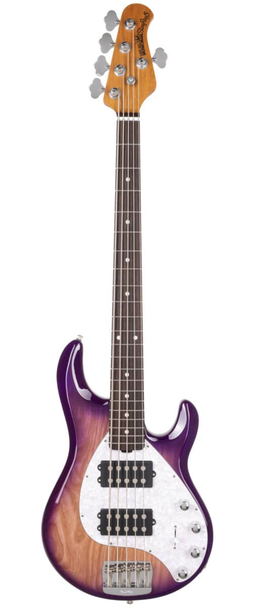 MUSIC MAN STINGRAY SPECIAL 5 HH - PURPLE SUNSET - ROASTED MAPLE/ROSEWOOD - WHITE PEARLOID PG - CHROME
