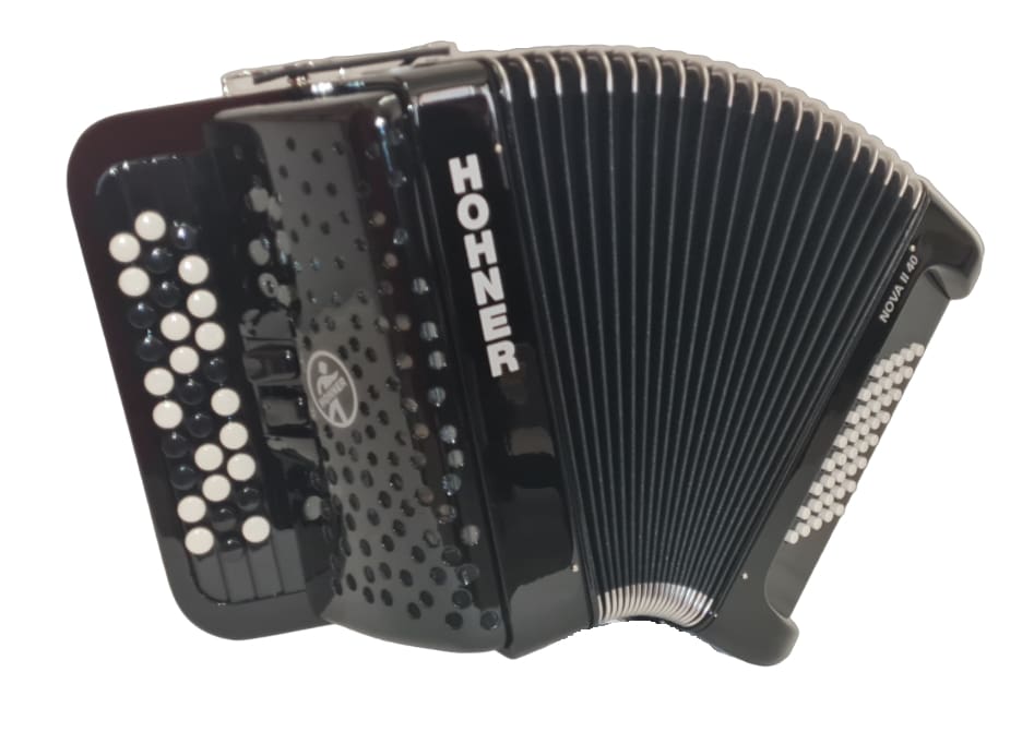 HOHNER NOVA II 40 BLACK BUTTONS