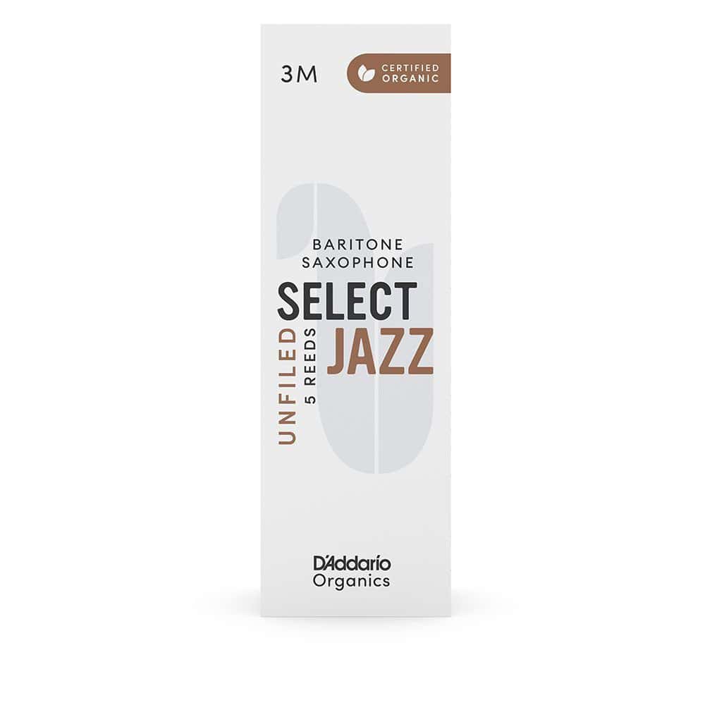 D'ADDARIO - RICO ORGANIC SELECT JAZZ 3M - SAXOPHONE BARITONE (US CUT)