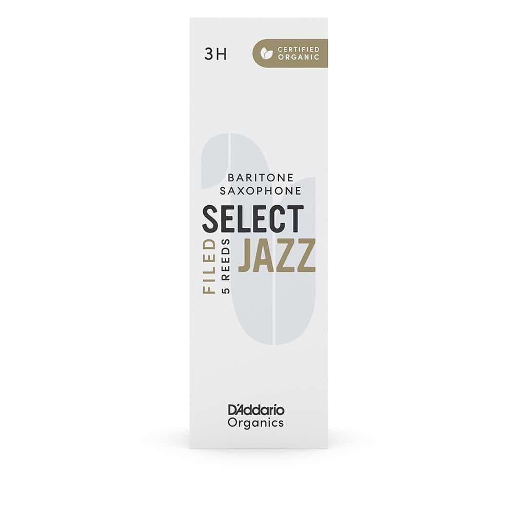 D'ADDARIO - RICO ORGANIC SELECT JAZZ 3H - SAXOPHONE BARITONE (FR CUT)