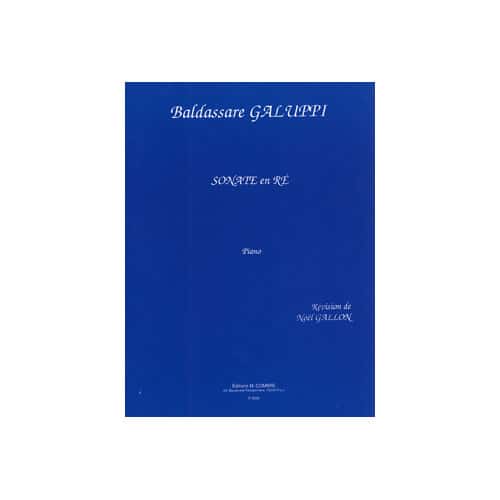 COMBRE GALUPPI BALDASSARE - SONATE EN RE - PIANO