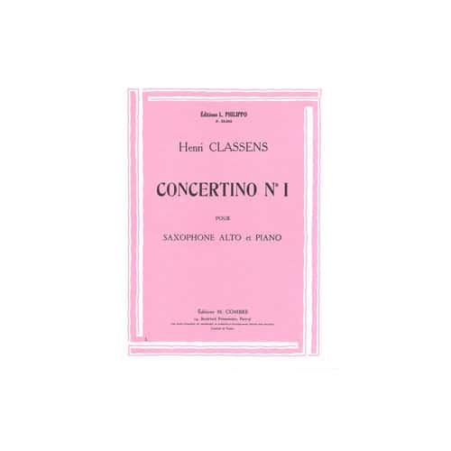 COMBRE CLASSENS HENRI - CONCERTINO N.1 - SAXOPHONE ET PIANO
