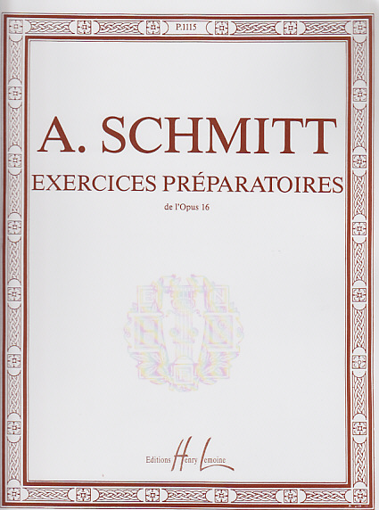 LEMOINE SCHMITT - EXERCICES PREPARATOIRES OP.16 - PIANO