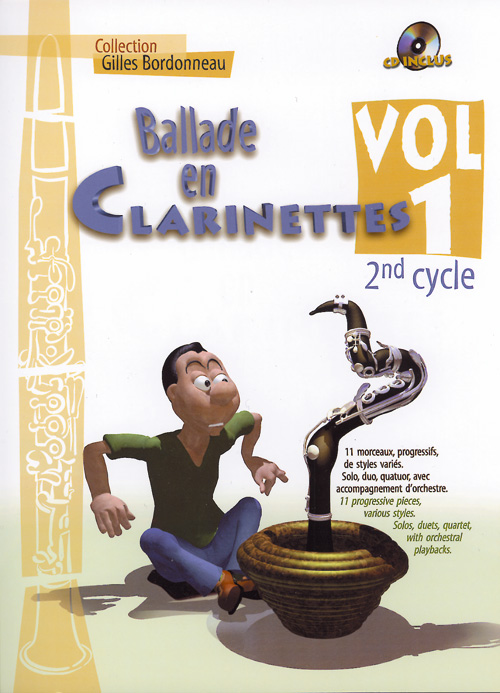 HIT DIFFUSION BALLADE EN CLARINETTE VOL.1 2EME CYCLE + CD
