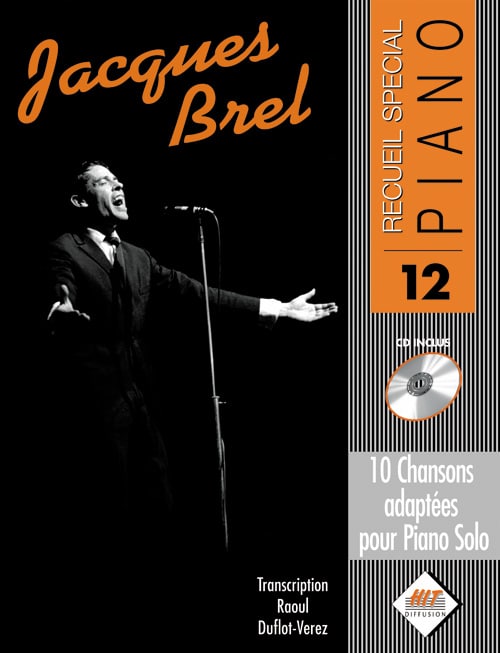 HIT DIFFUSION BREL JACQUES - SPECIAL PIANO N12 + CD - PIANO