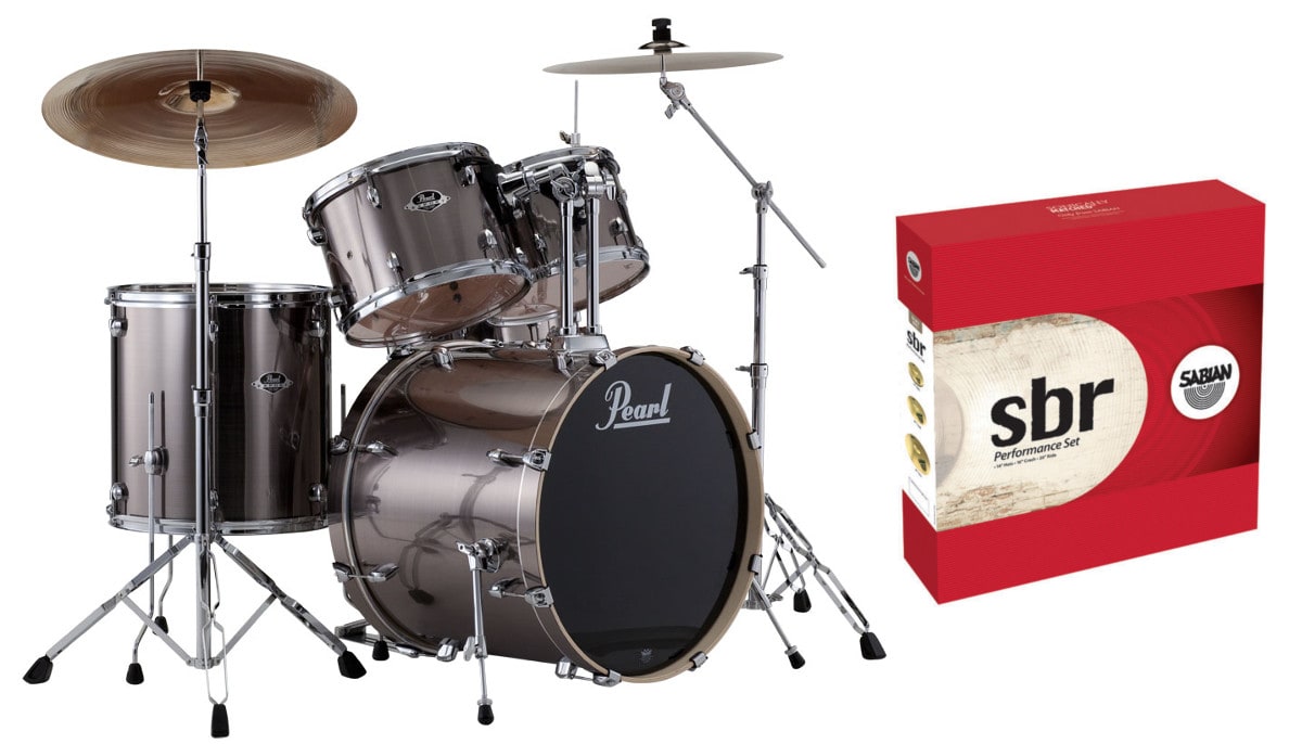 PEARL DRUMS EXPORT STANDARD 22 - SMOKEY CHROME