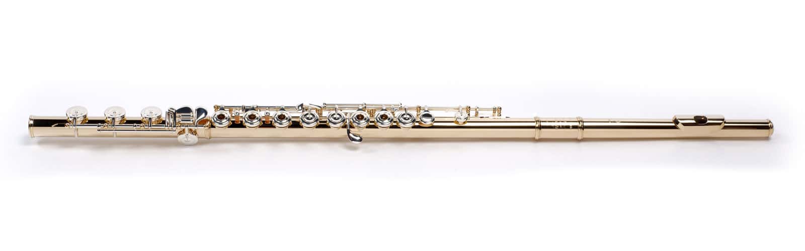 PEARL FLUTE MAESTA - .925, GOLD PLATED HEAD AND TUBE (B-LEG)