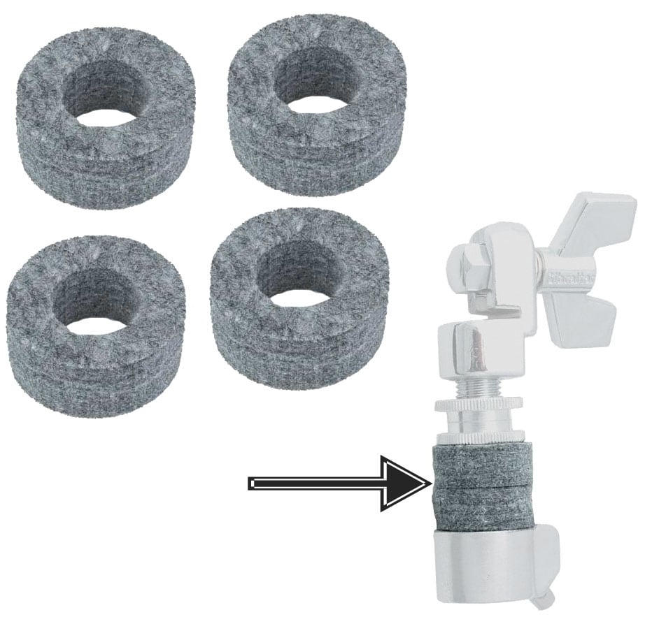 GIBRALTAR SC-CLF - HI-HAT CLUTCH FELTS - (4 PIECES)