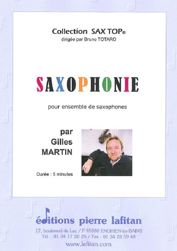 LAFITAN MARTIN GILLES - SAXOPHONIE - 14 VOIX DE SAXOPHONES