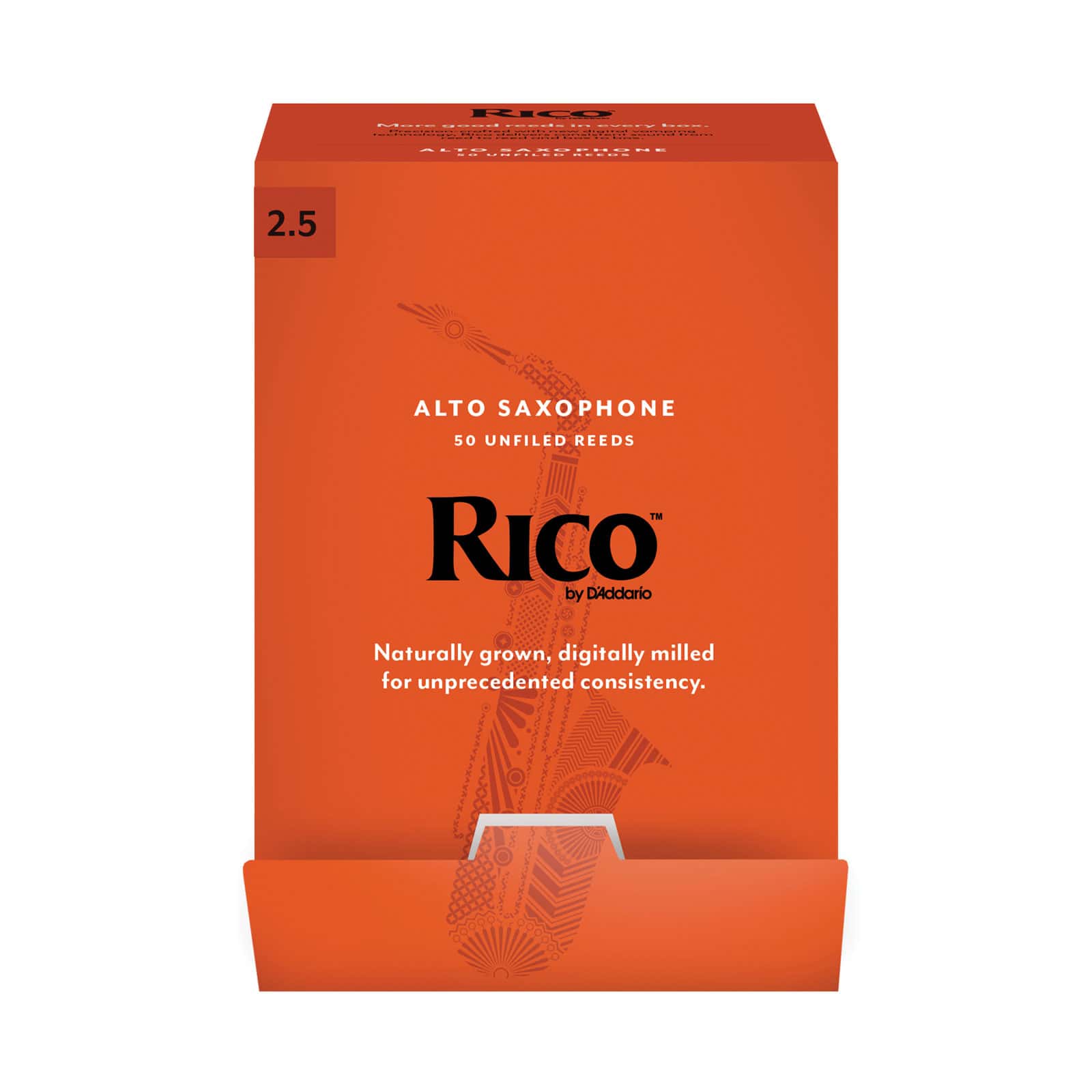 D'ADDARIO - RICO RJA0125-B50 - ALTO SAXOPHONE REEDS RICO PAR - FORCE2 - BOX OF50