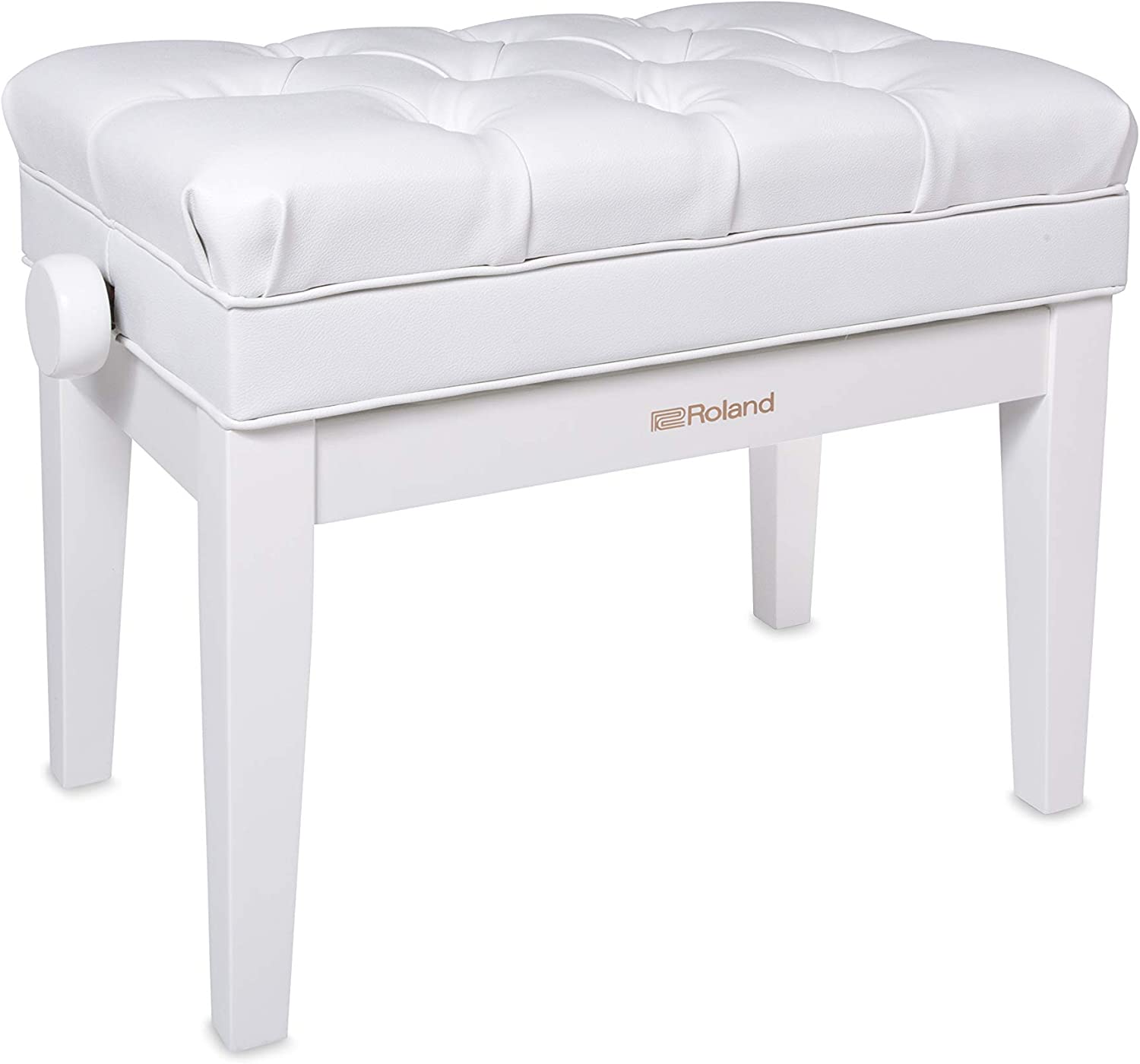 ROLAND PIANO BENCH POLISHED WHITE