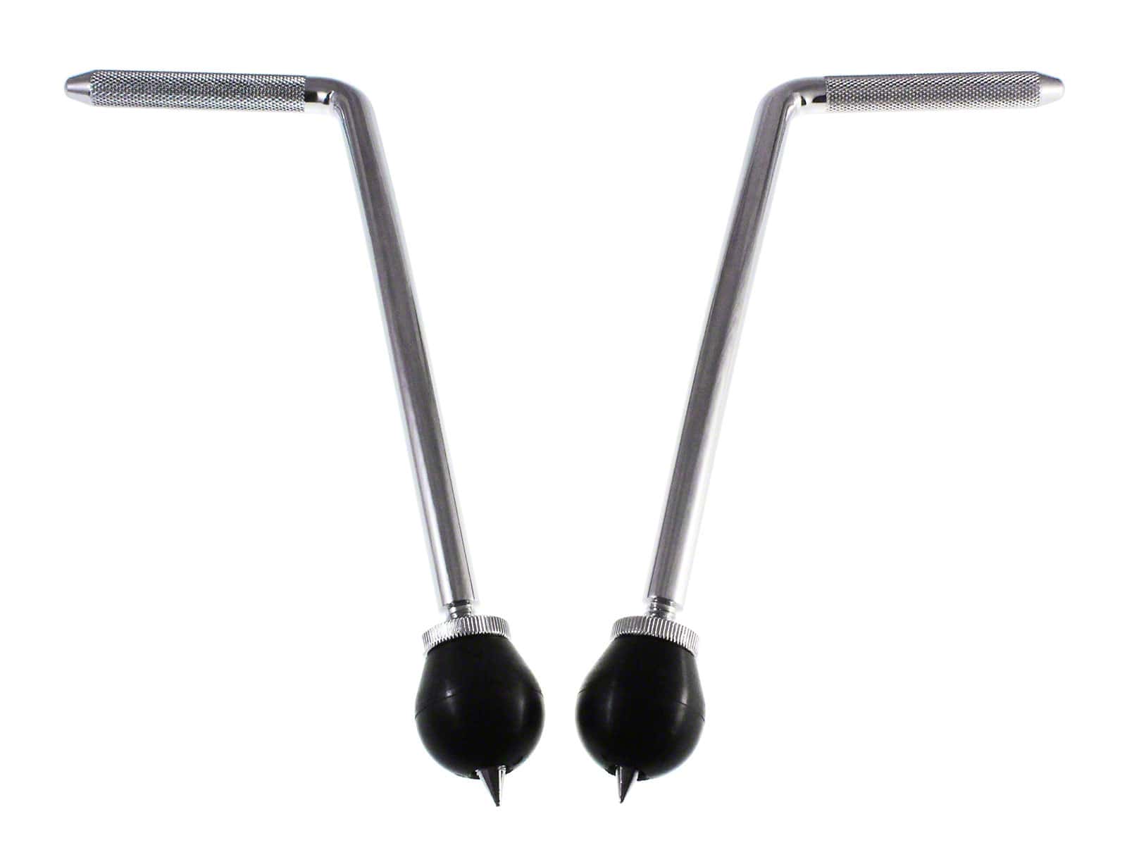 SPAREDRUM BDS6-12 - CURVED BASS DRUM SPURS / LEGS - 12MM (X2)