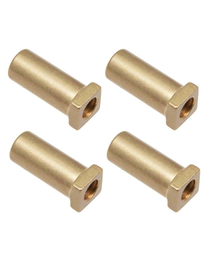 SPAREDRUM SN-SQ-20RL - SWIVEL NUT 20MM SQUARE HEAD - LACQUERED BRASS (X4)
