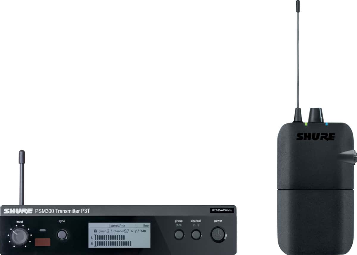 SHURE PSM 300 - PACK TRANSMITTER RECEIVER - K3E