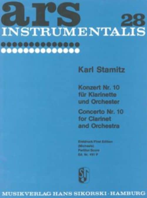 SIKORSKI STAMITZ CARL - CONCERTO N°10 - SCORE