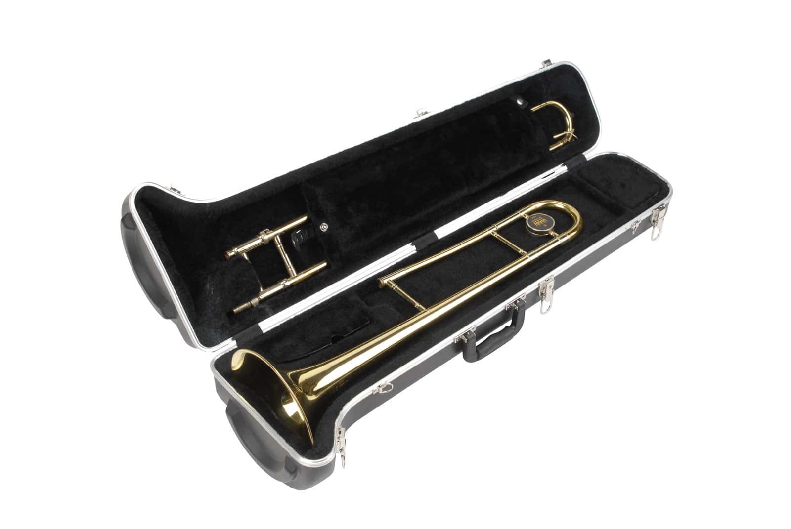 SKB MUSIC BRASS INSTRUMENTS CASES STRAIGHT TENOR TROMBONE CASE BLACK