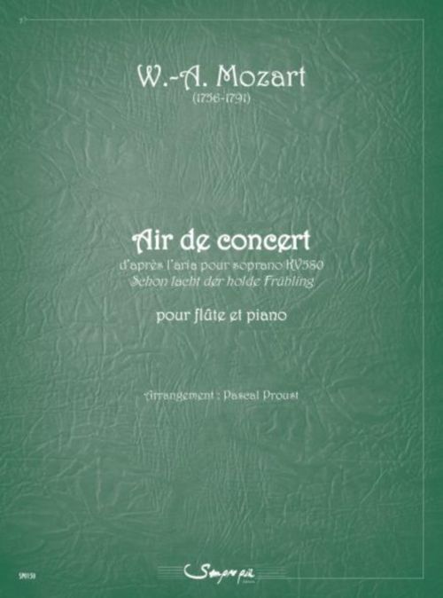 SEMPRE PIU EDITIONS MOZART W.A. - AIR DE CONCERT - FLUTE & PIANO 