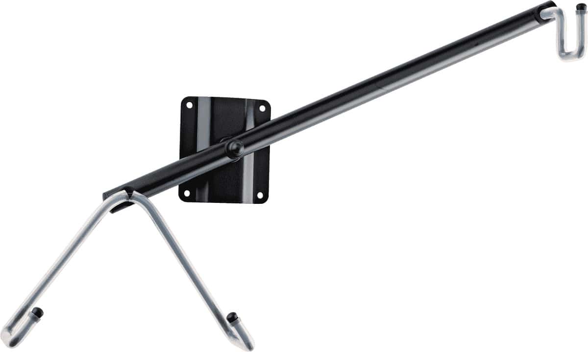 K&M 16295-000-55 WALL MOUNT FOR ELECTRIC GUITAR BLACK