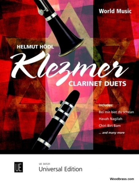 UNIVERSAL EDITION KLEZMER CLARINET DUETS