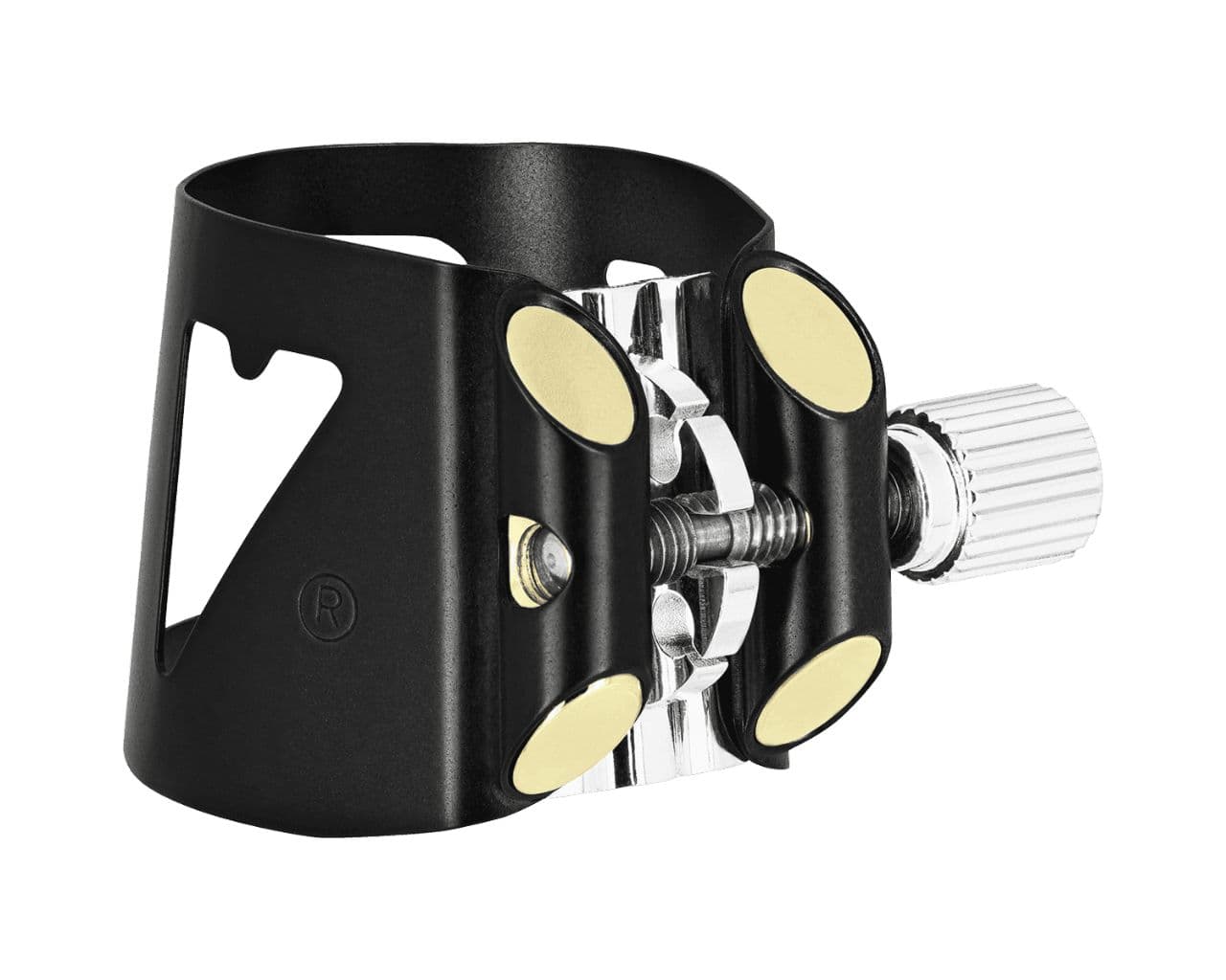 VANDOREN OPTIMUM LIGATURE BLACK Bb CLARINET + PLASTIC CAP