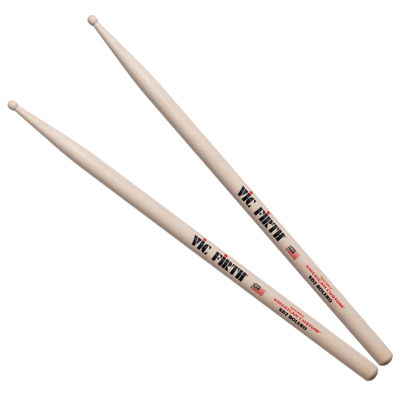 VIC FIRTH AMERICAN CUSTOM MAPLE SD2 BOLERO