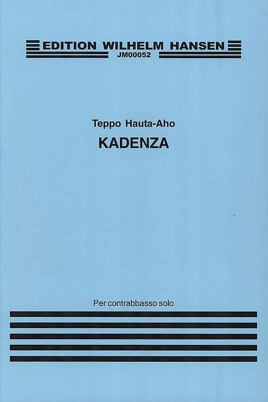 HENLE VERLAG TEPPO HAUTA-AHO - KADENZA FOR DOUBLE BASS