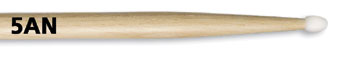 VIC FIRTH AMERICAN CLASSIC HICKORY NYLON TIPS 5AN