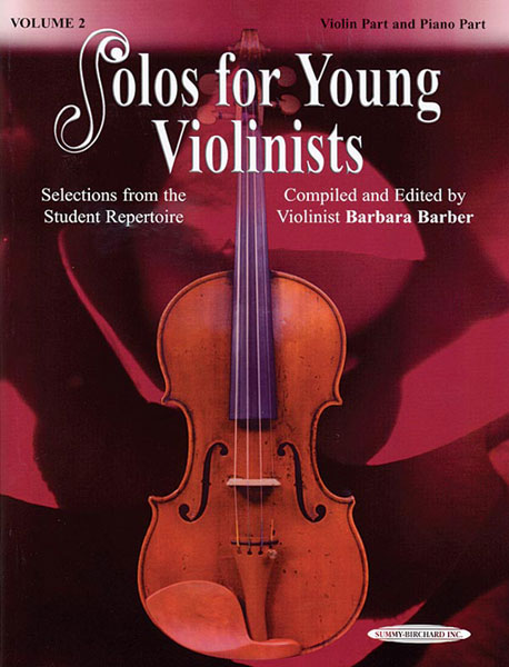 ALFRED PUBLISHING BARBER BARBARA - SOLOS FOR YOUNG VIOLINISTS 2 - VIOLIN AND PIANO