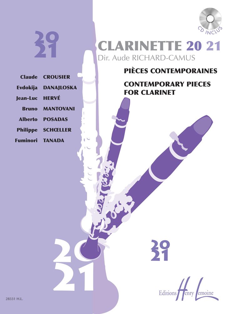 LEMOINE RICHARD-CAMUS AUDE - CLARINETTE 20-21 + CD