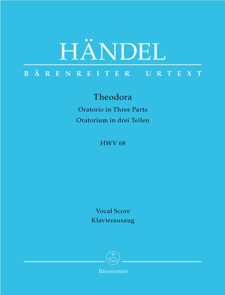 BARENREITER HAENDEL G.F. - THEODORA HWV 68 - VOCAL SCORE