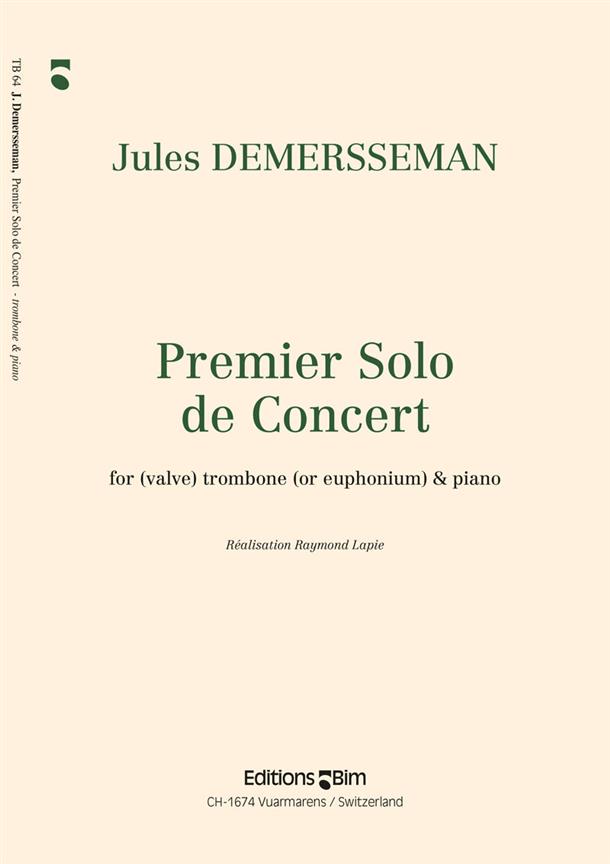 BIM DEMERSSEMAN - PREMIER SOLO DE CONCERT - TROMBONE (EUPHONIUM) & PIANO