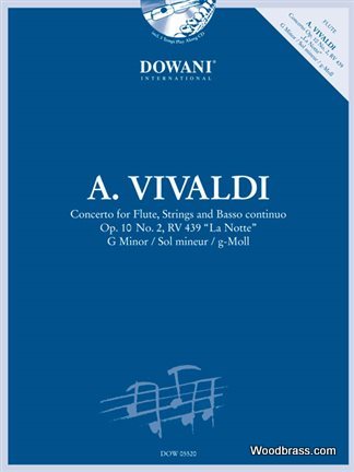 DOWANI VIVALDI A. - CONCERTO POUR FLUTE OP. 10/2 RV 439 (