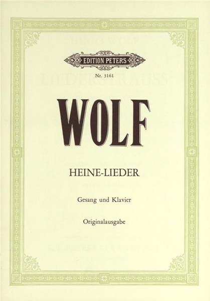 EDITION PETERS WOLF HUGO - HEINE-LIEDER 7 SONGS - VOICE AND PIANO (PER 10 MINIMUM)
