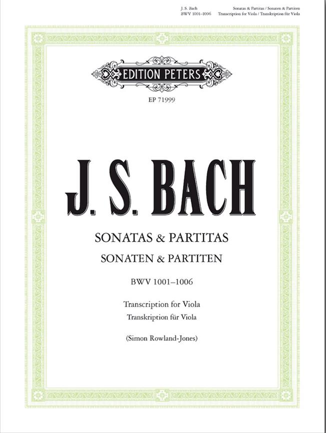 FABER MUSIC BACH J.S. - SONATES & PARTITAS BWV 1001-1006 - ALTO