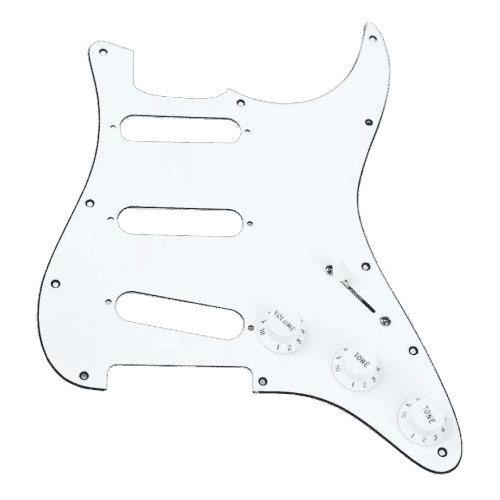SEYMOUR DUNCAN GUIDE ACCESSORIES BYOP PLATES PRECABLE PLATE, LIBERATOR, WHITE