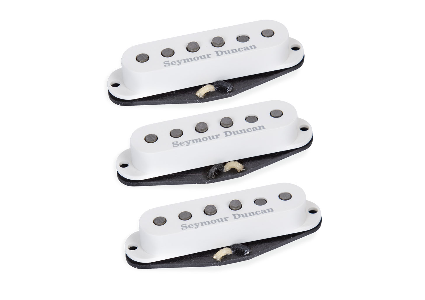 SEYMOUR DUNCAN SCOOPED STRATOCASTER KIT CAPOTS WHITE