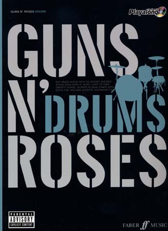 FABER MUSIC GUNS N' ROSES AUTHENTIC PLAY ALONG DRUMS + CD