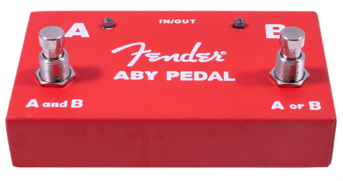 FENDER FENDER 2-SWITCH ABY PEDAL, RED