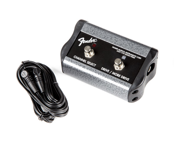 FENDER 2-BUTTON 3-FUNCTION FOOTSWITCH: CHANNEL / GAIN / MORE GAIN WITH 1/4